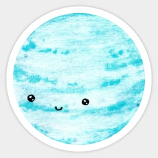 Neptune cute planet Sticker